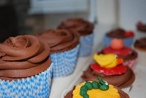 Chocolate Easter Cupcakes