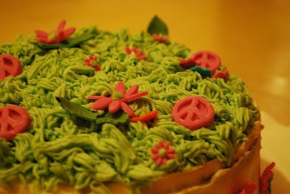 Buttercream Garden Cake