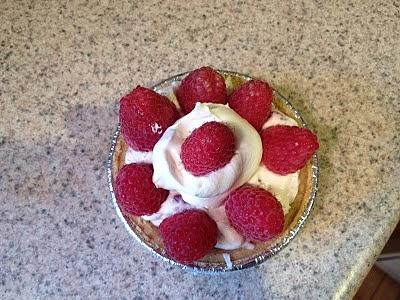 Raspberry Cream Cheese Pie