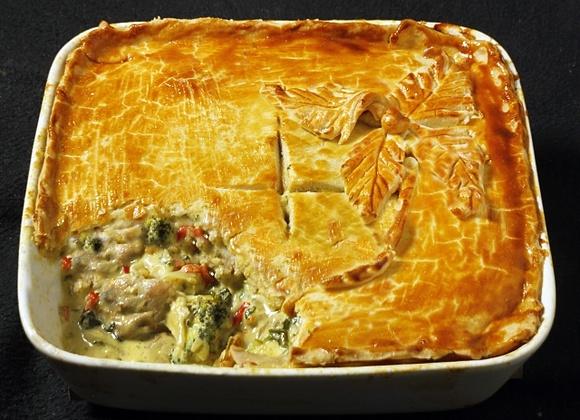Cheesy Chicken Pie
