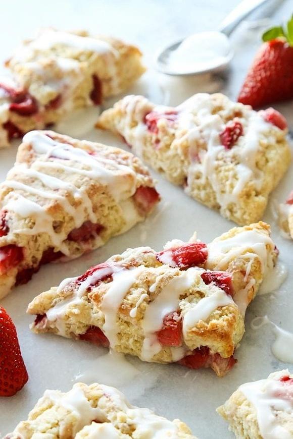 Strawberry Shortcake Scones