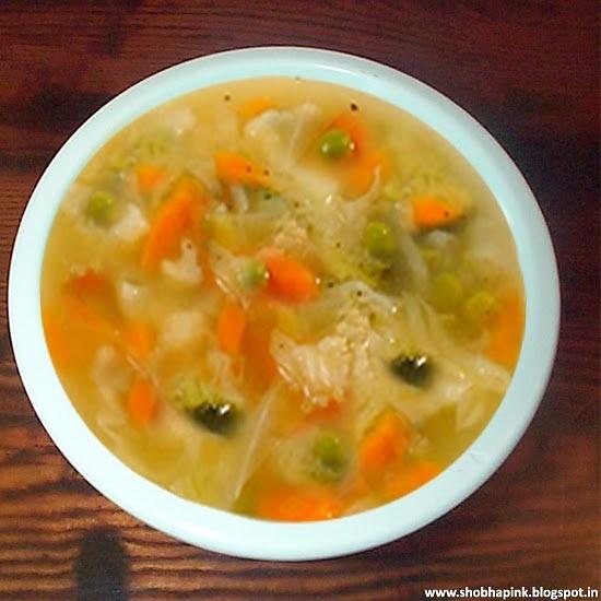 Clear Vegetable Soup