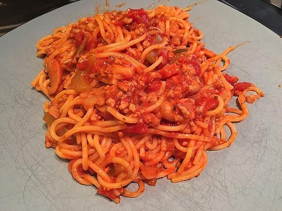 Spicy Spaghetti Arrabbiata