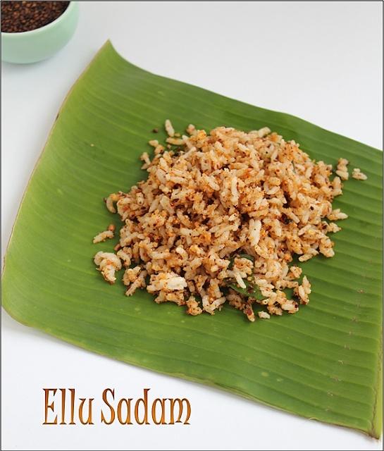 Ellu sadam sesame seeds rice
