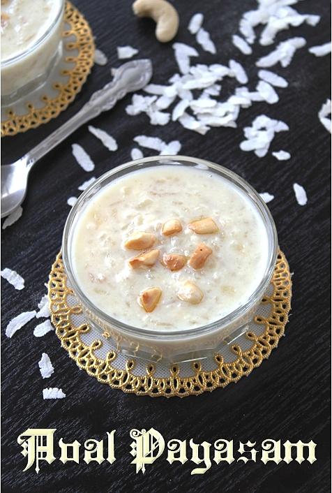 Aval rice flakes payasam