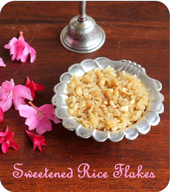 Vella aval sweetened rice flakes