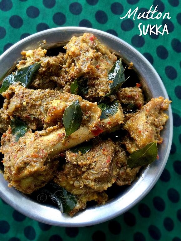 Chettinad mutton sukka varuval | spicy lamb or goat fry