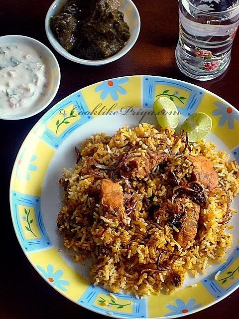 Hyderabadi chicken biryani recipe - easy chicken biryani
