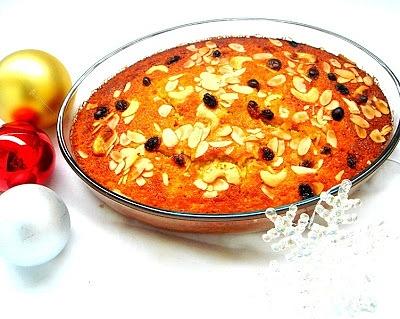 Baath cake - goan semolina and coconut cake for christmas