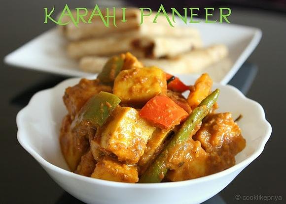 Karahi paneer recipe | restaurant style kadai paneer | paneer side dish