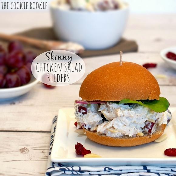 Skinny Chicken Salad Sliders