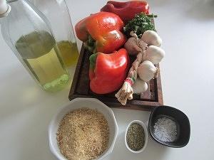 Baked stuffed peppers: easy, tasty, vegetarian