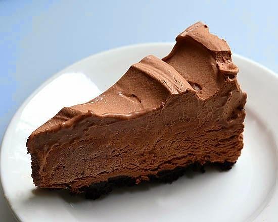 Frozen chocolate mousse