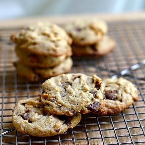 Heath Bar peanut butter cookies