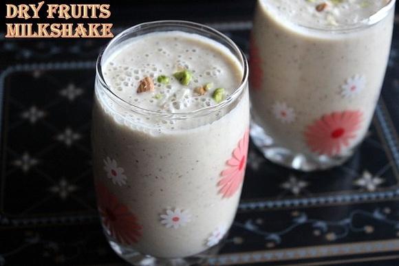 Dry fruits milkshake recipe – healthy nutritious beverage