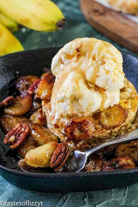Caramelized bananas