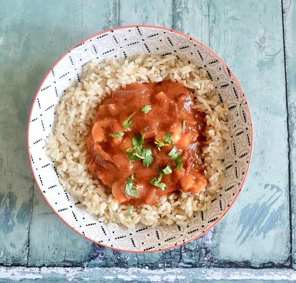 Gluten and Dairy Free Spicy Tomato Prawns