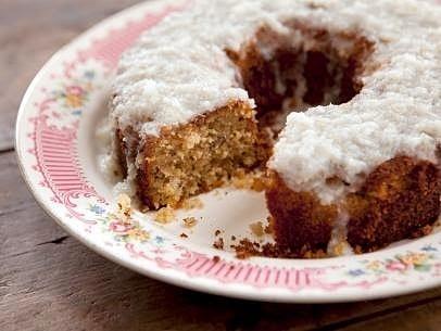 Grandma Yearwood's Coconut Cake with Coconut Lemon Glaze