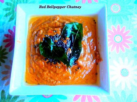 Red bell pepper chutney