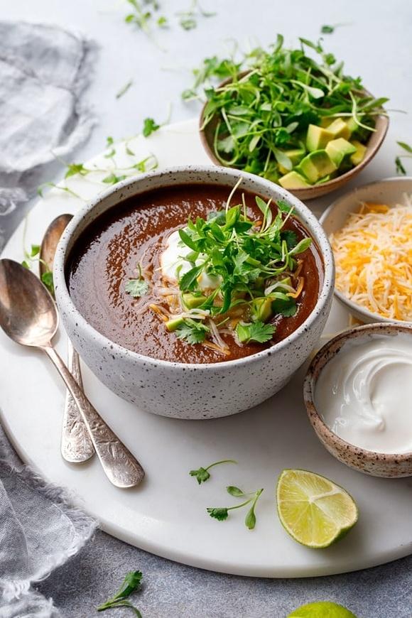 Black bean soup