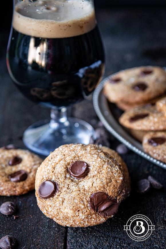 Bourbon beer and brown sugar chocolate chip cookies