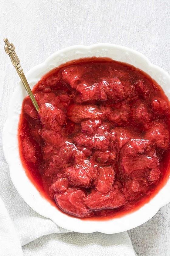 Strawberry compote with instant pot recipe