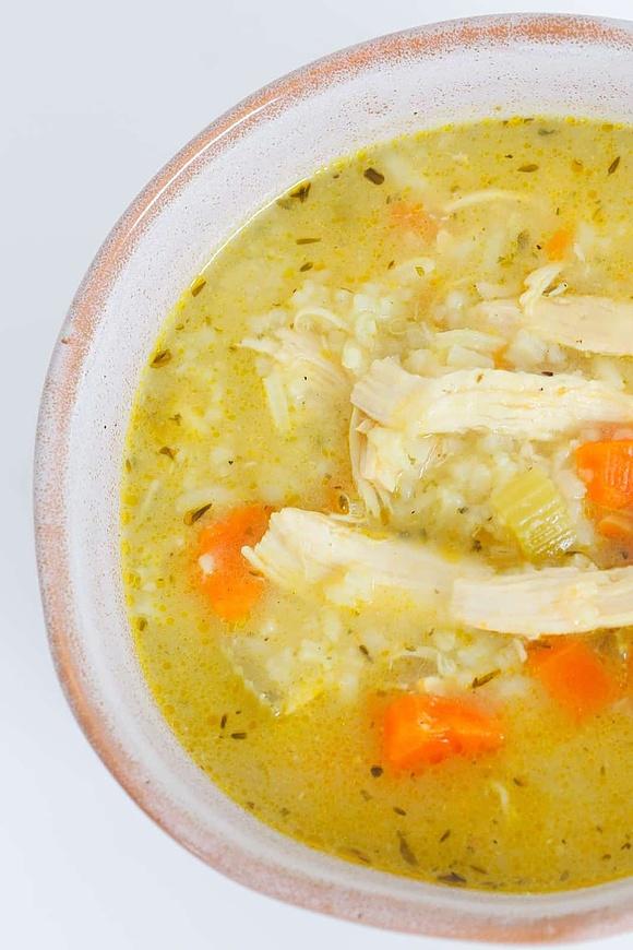 Chicken and rice soup