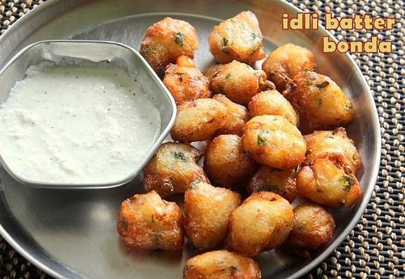 Idli batter bonda – indian tea time snack recipe