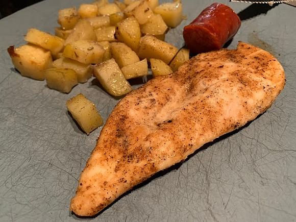 Oven baked chicken fillets
