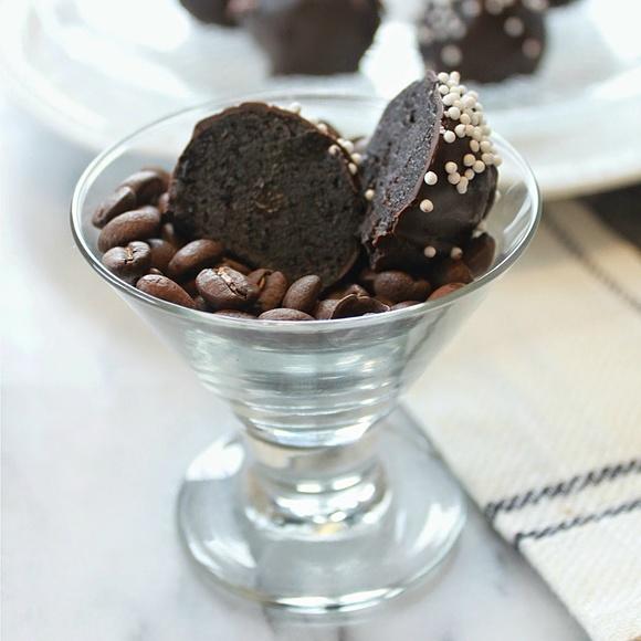Kahlua Brownie Truffles