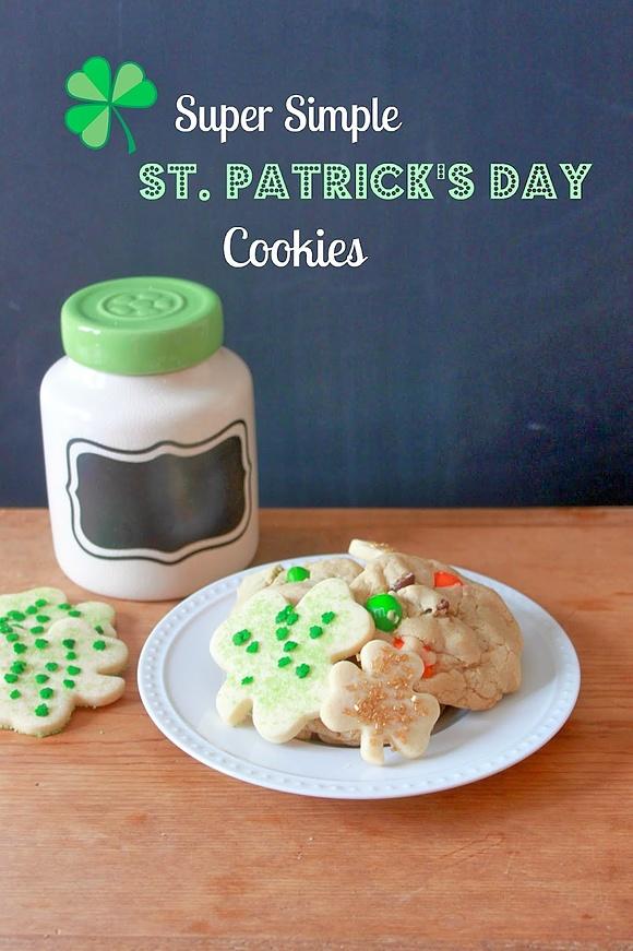 Super simple st. patrick's day cookies.