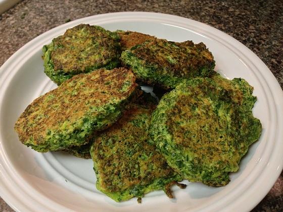Kale fritters recipe