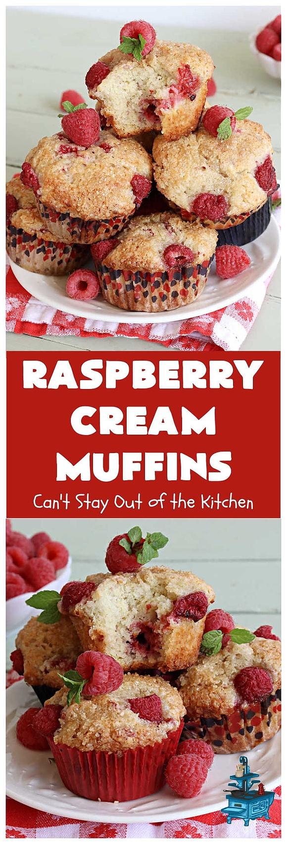 Raspberry Cream Muffins