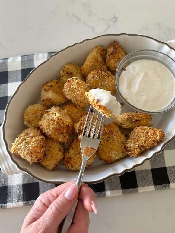 Easy air fryer chicken nuggets