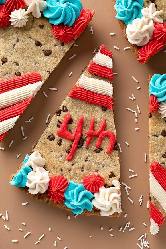 Fourth of july cookie cake