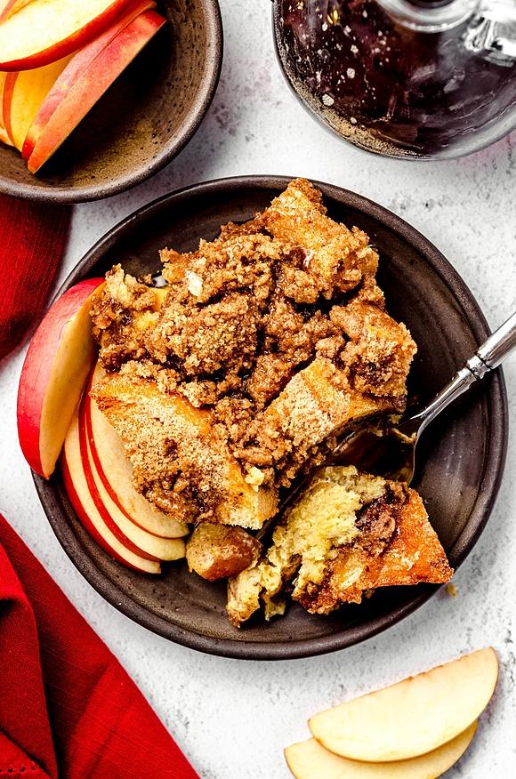 Apple french toast casserole