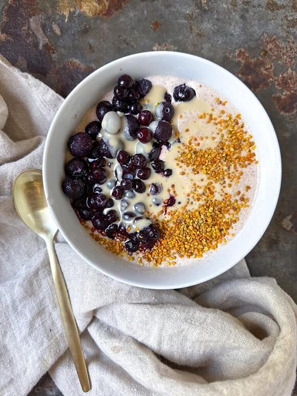 Easy buckwheat porridge for one