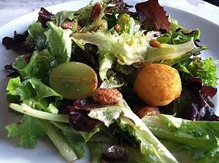 Winter greens salad at rooftop 120 in glastonbury ct