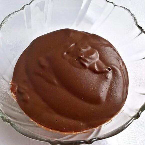Homemade chocolate pudding