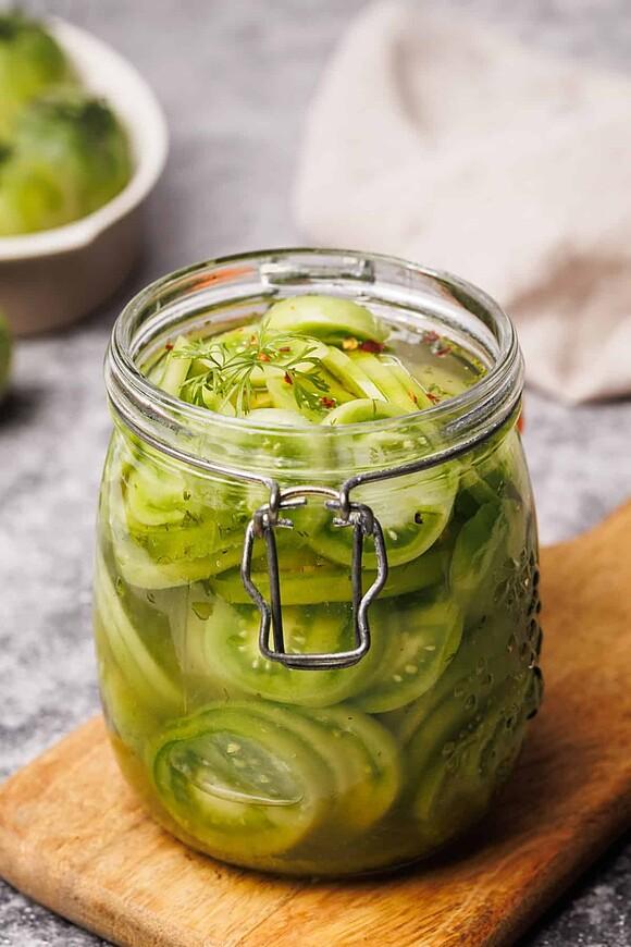 Pickled Green Tomatoes