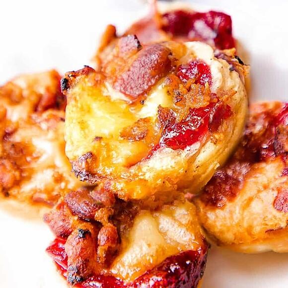 Bite-sized snacks and party foods