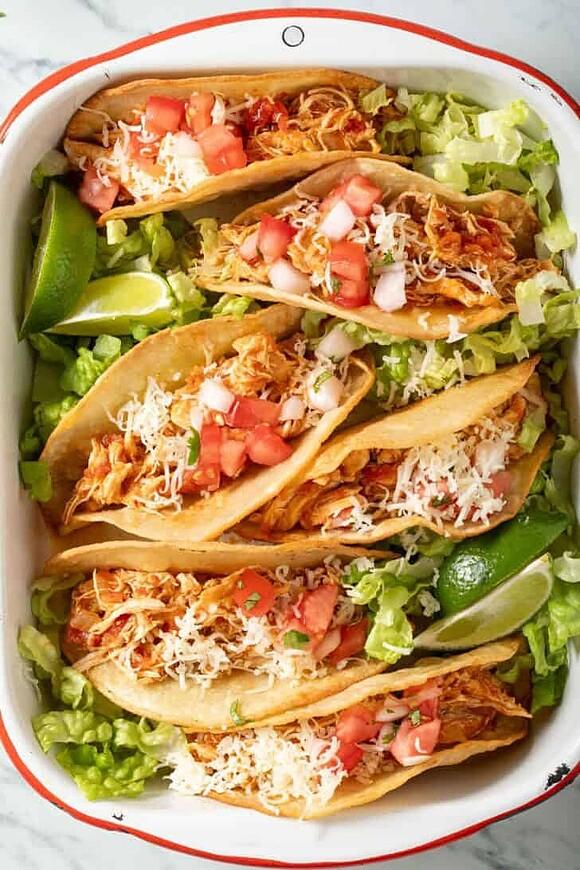 Shredded Chicken Tacos