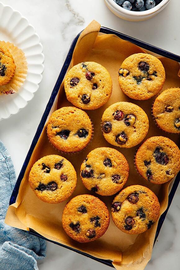 Almond flour blueberry muffins gluten-free