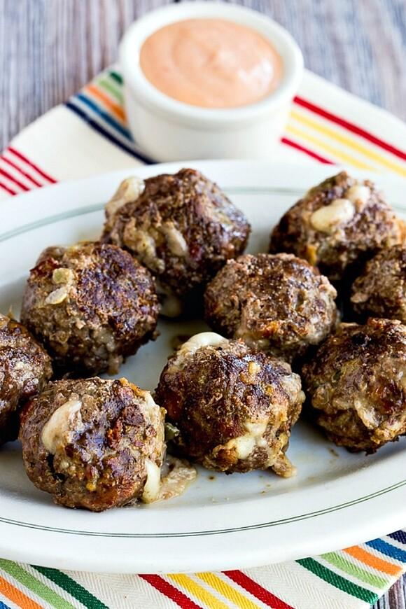Bacon Cheeseburger Meatballs