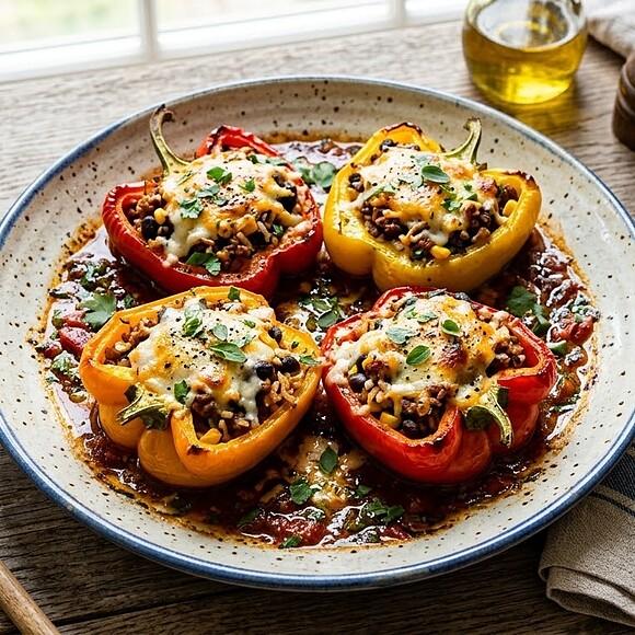 Easy stuffed bell peppers: the ultimate family-favorite weeknight dinner