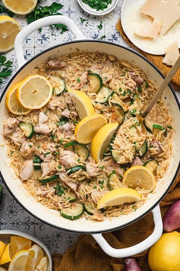 Lemon Chicken Orzo