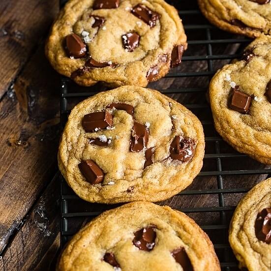 Brown butter chocolate chip cookies