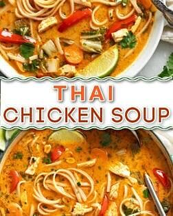 Thai coconut chicken soup