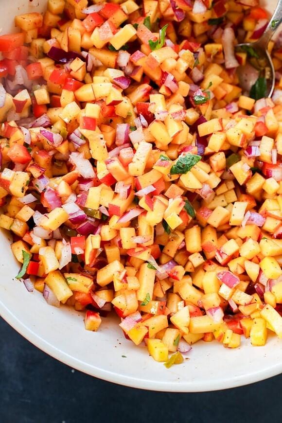 Fresh Peach Salsa