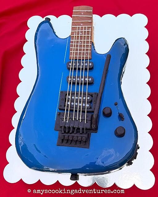 Electric Guitar Cake